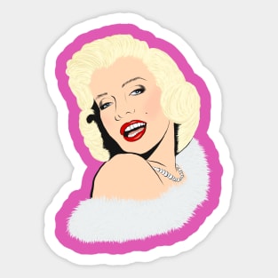 Gentlemen prefer blondes Sticker